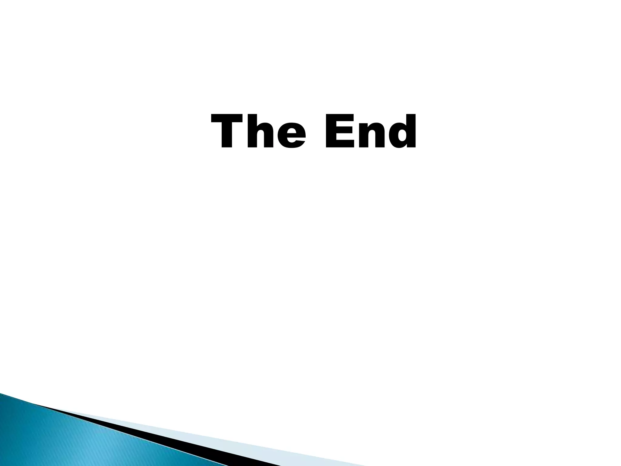 The End