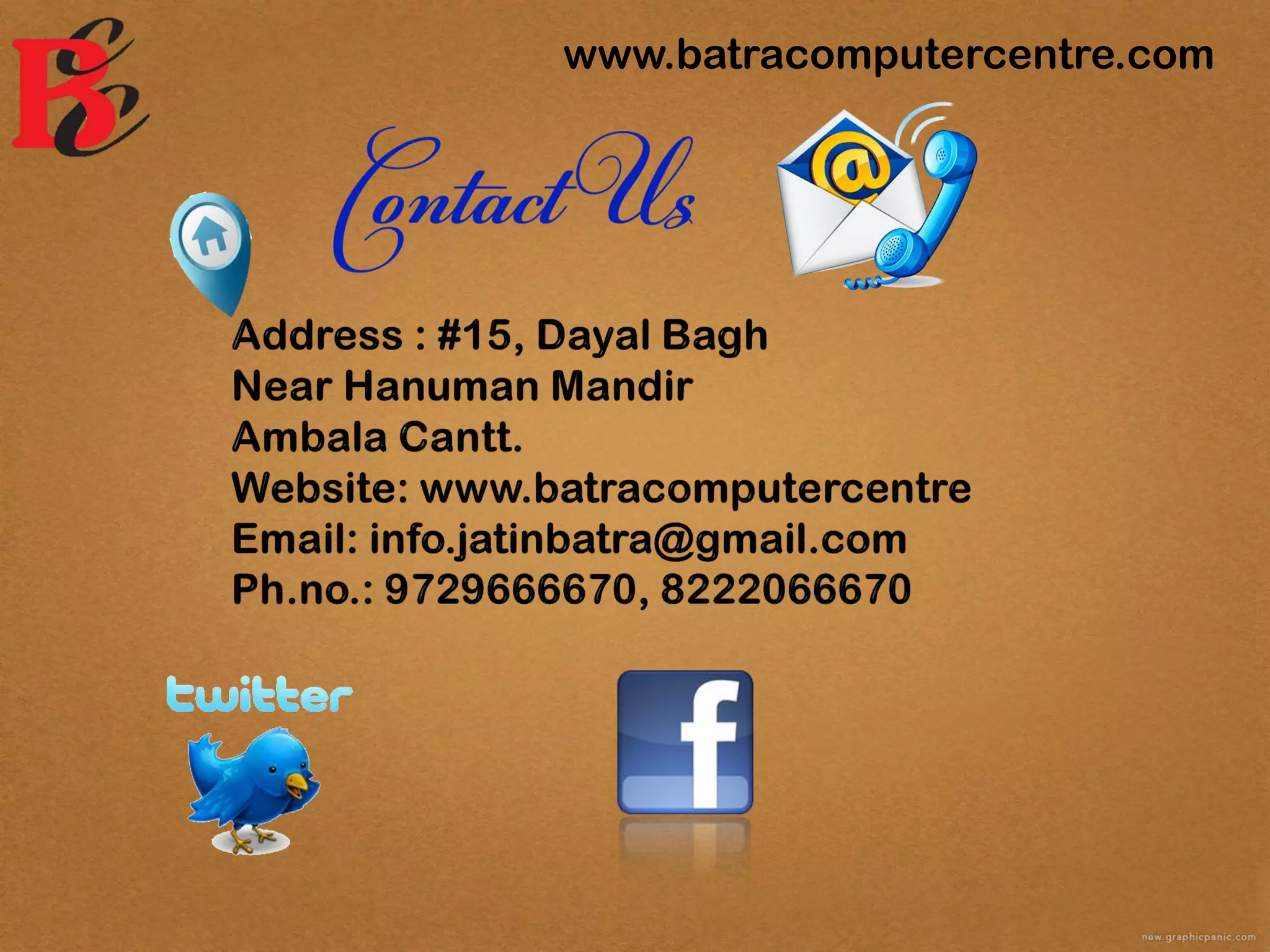 www.batracomputercentre.com
 