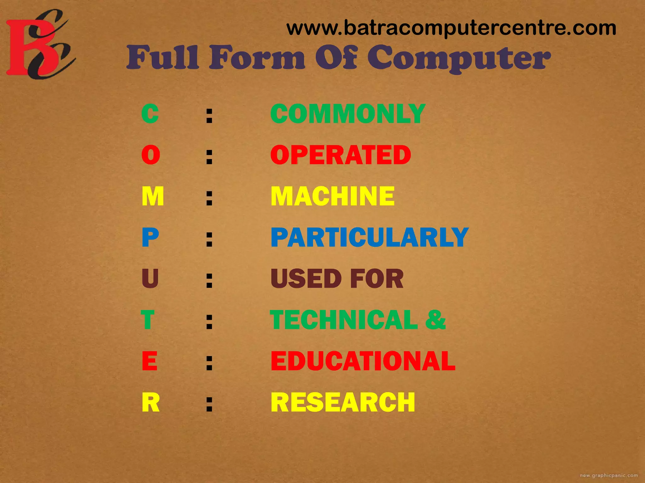 Basic Computer Training Institute in Ambala ! Batra Computer Centre. | PDF