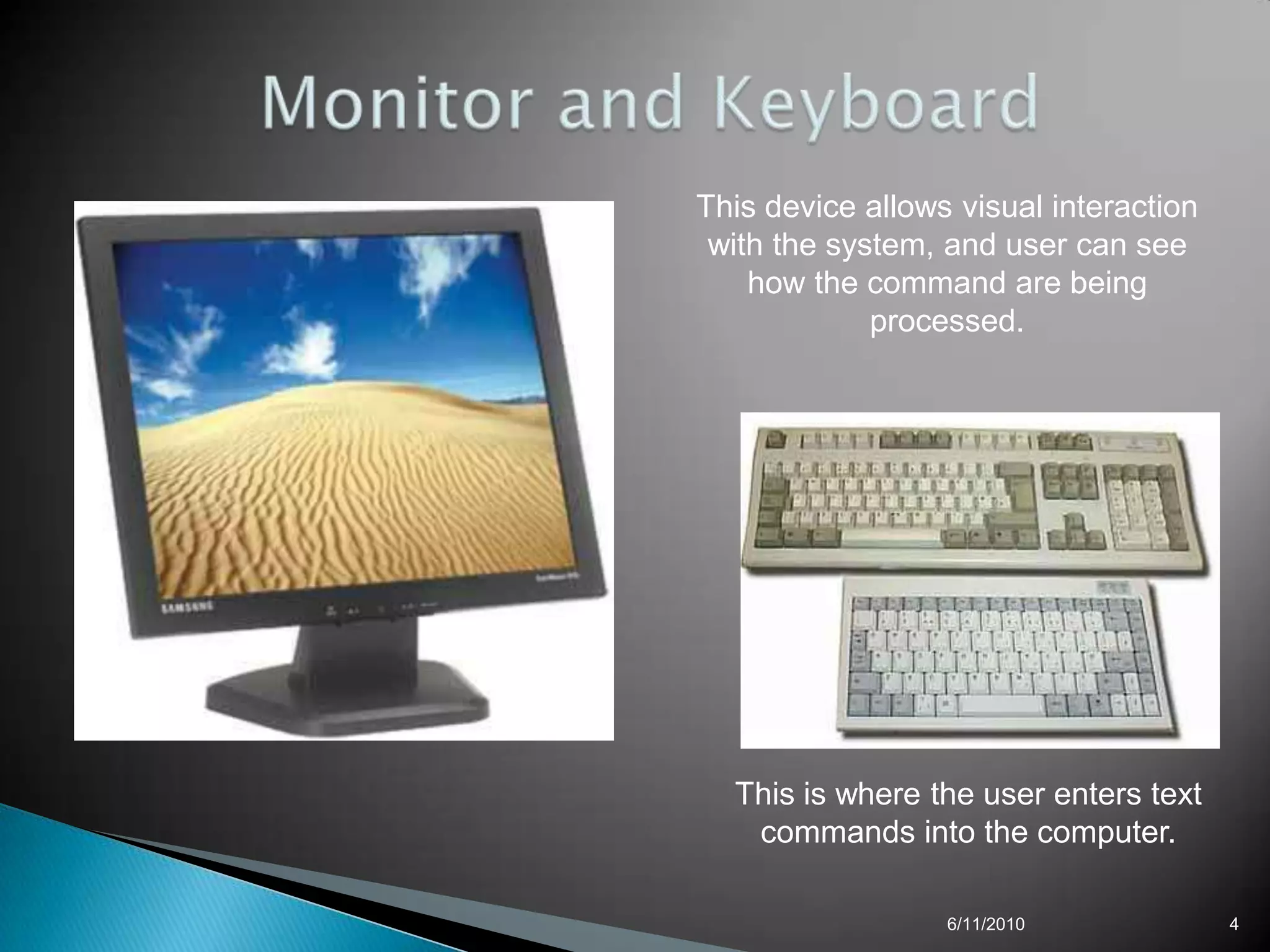 CabinetOn/off switch for power