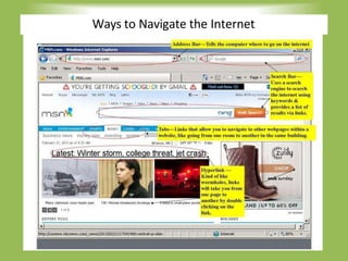 Ways to Navigate the Internet
 