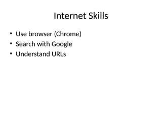 Comprehensive Basic Computer Skills Training for Beginners | PPTX