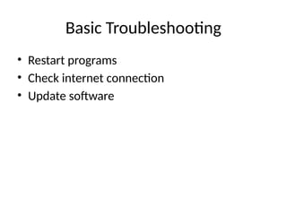 Comprehensive Basic Computer Skills Training for Beginners | PPTX