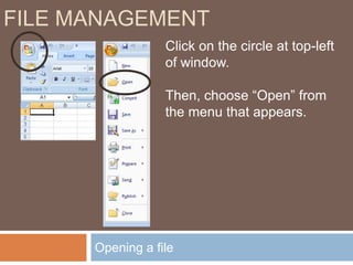 Types of FilesFile ManagementThere are probably hundreds of types of files – the next slides will show you some common file types that you might work with in school