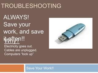 Shows notes or illustrations while you are presenting