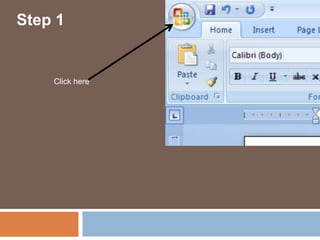 Opening a fileFile ManagementClick on the circle at top-left of window.Then, choose “Open” from the menu that appears.