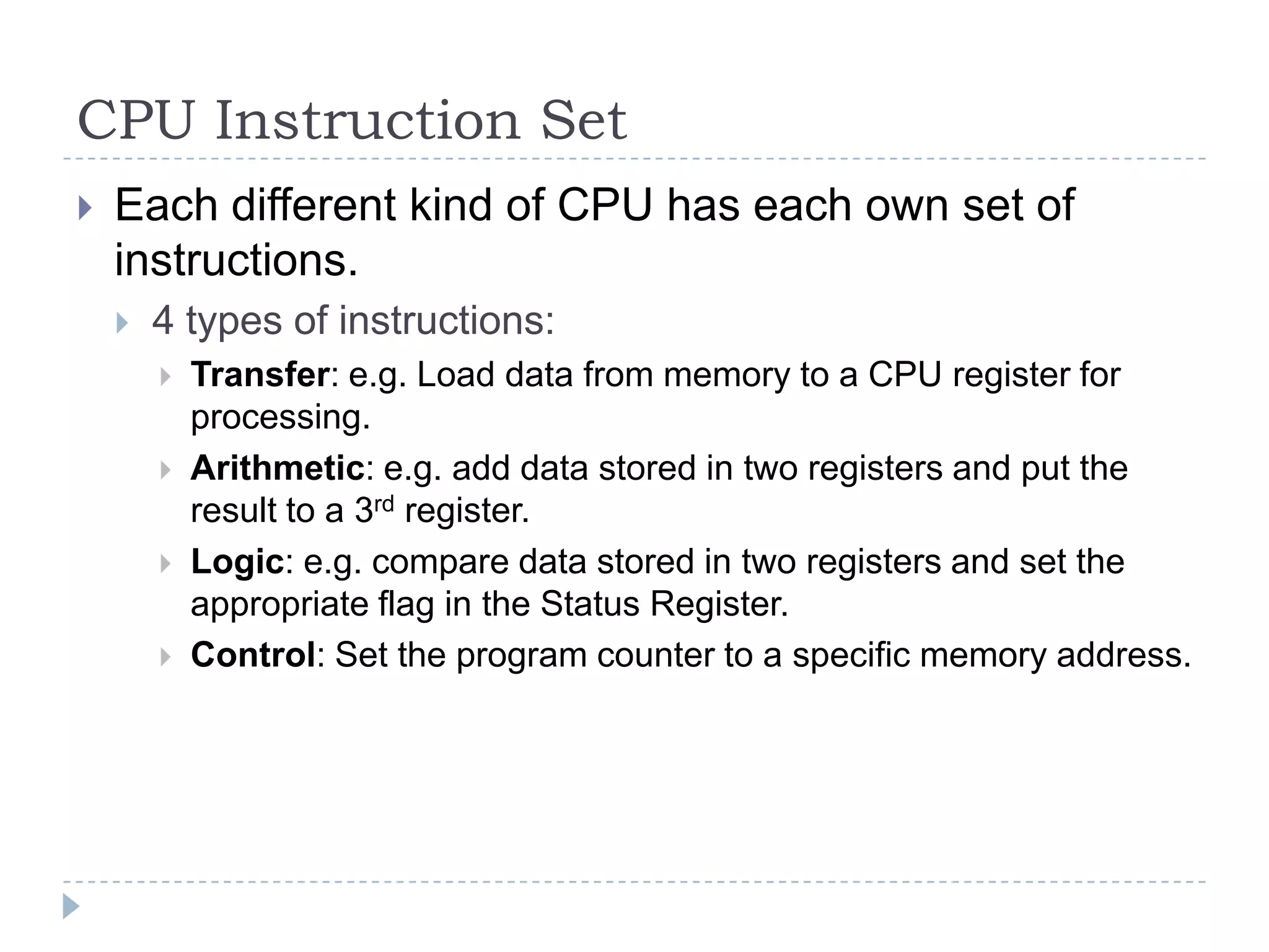 5.6 Basic computer structure microprocessors | PPT