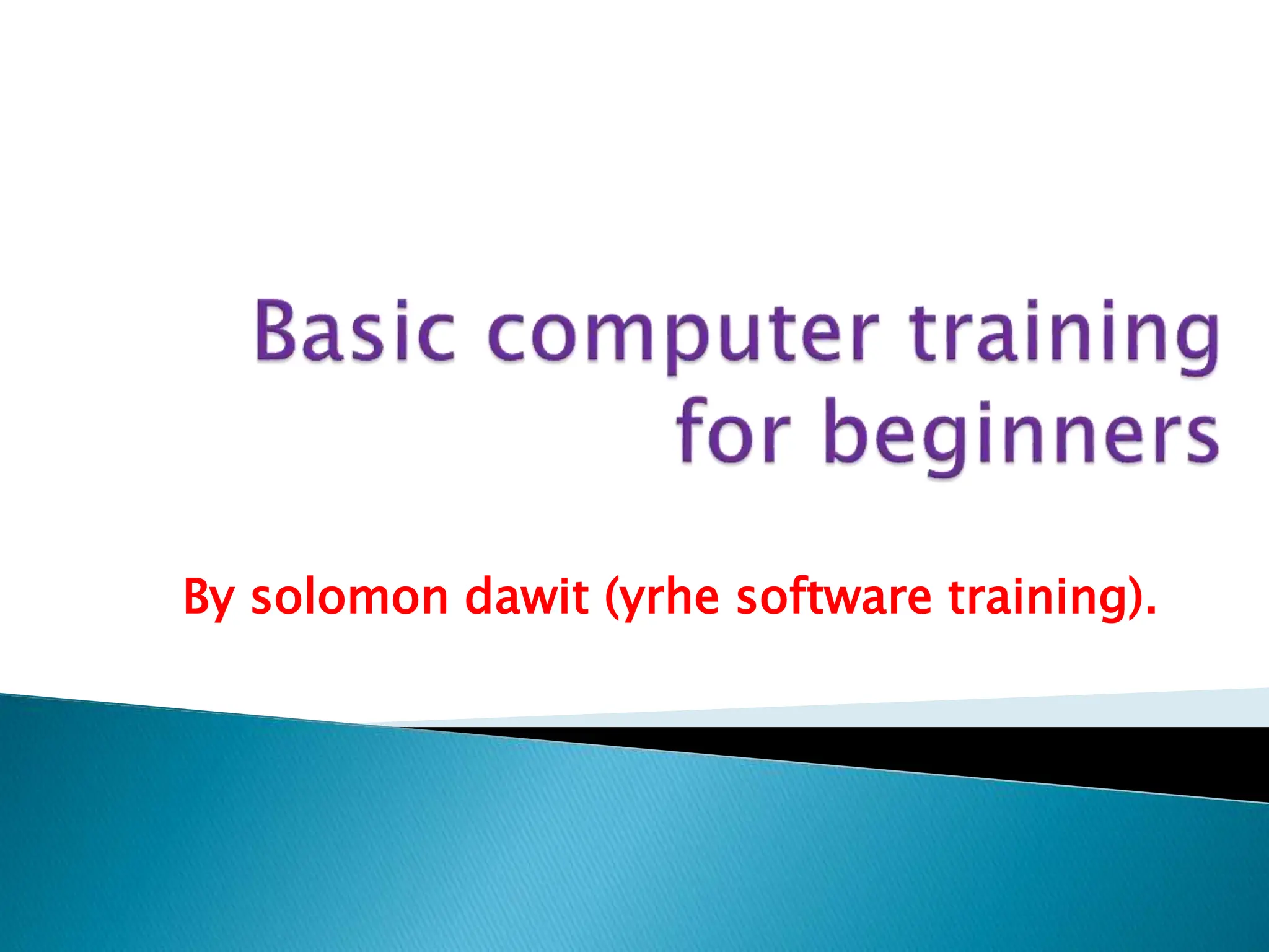 Basic computer skill training free for anyone.pptx