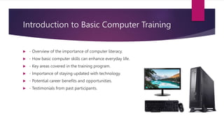 Essential Computer Skills: Join Our Basic Computer Training Course in ...