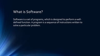 Basic computing: Lesson 2 - computer software | PPT
