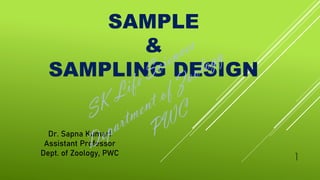 Sample Department Comprehensive Guide to Sample and Sampling Design in Research | PDF