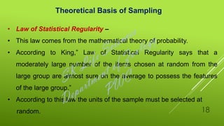 Statistical Regularity Comprehensive Guide to Sample and Sampling Design in Research | PDF