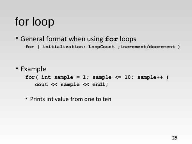 Basic concept of c++