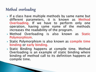 Basic concept of class, method , command line-argument | PPT