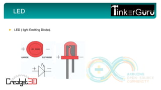 ► LED ( light Emitting Diode).
LED
 