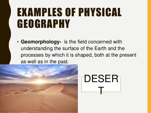Basic Concept Of Geography