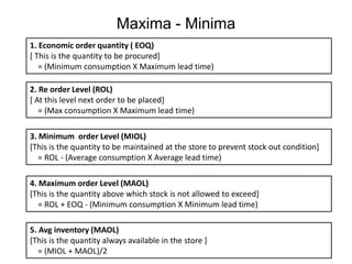 Basic concept of inventory management | PPTX