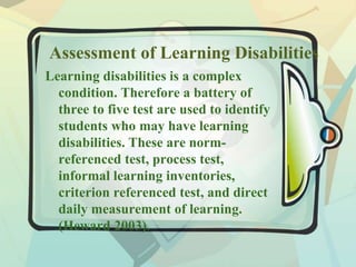 Basic concept of learning disability psentation | PPT
