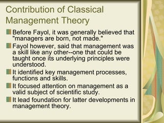 managers are born not trained