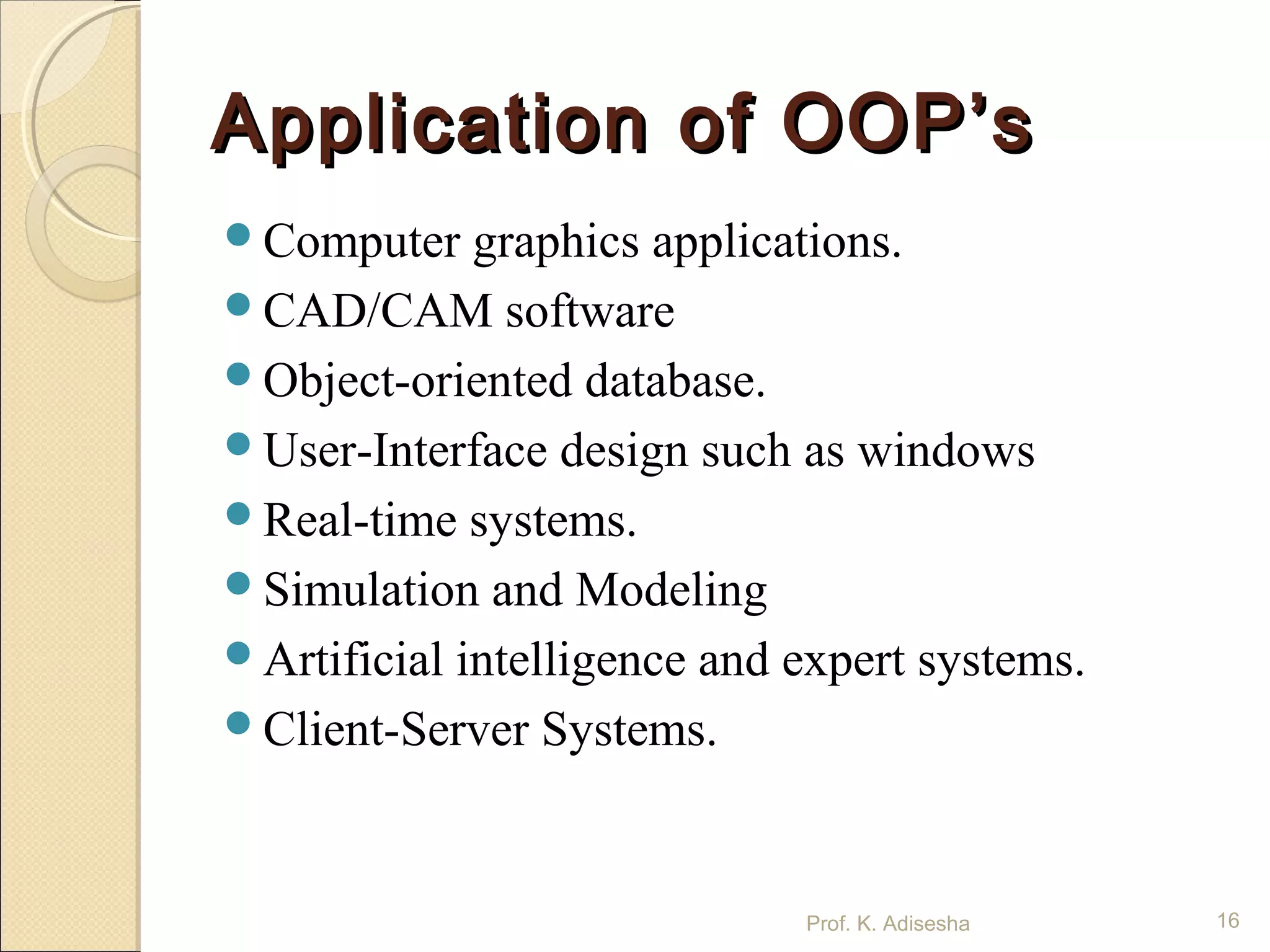 Basic concept of OOP's | PPT