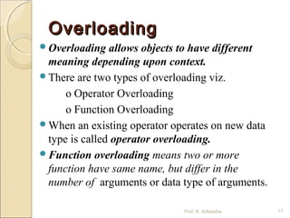 Basic concept of OOP's | PPT | Programming Languages | Computing
