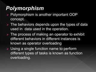 Basic concept of oops | PPT