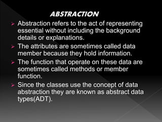 Basic concept of oops | PPT