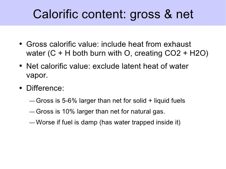 Latent Heat Value Of Natural Gas Latent Heat Value Of Natural Gas