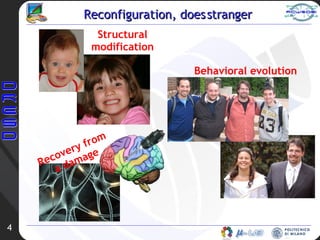 Reconfiguration, does stranger Recovery from a damage Structural modification Behavioral evolution 
