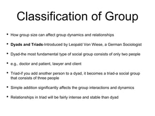 Triads Classification Basic concepts | PPTX
