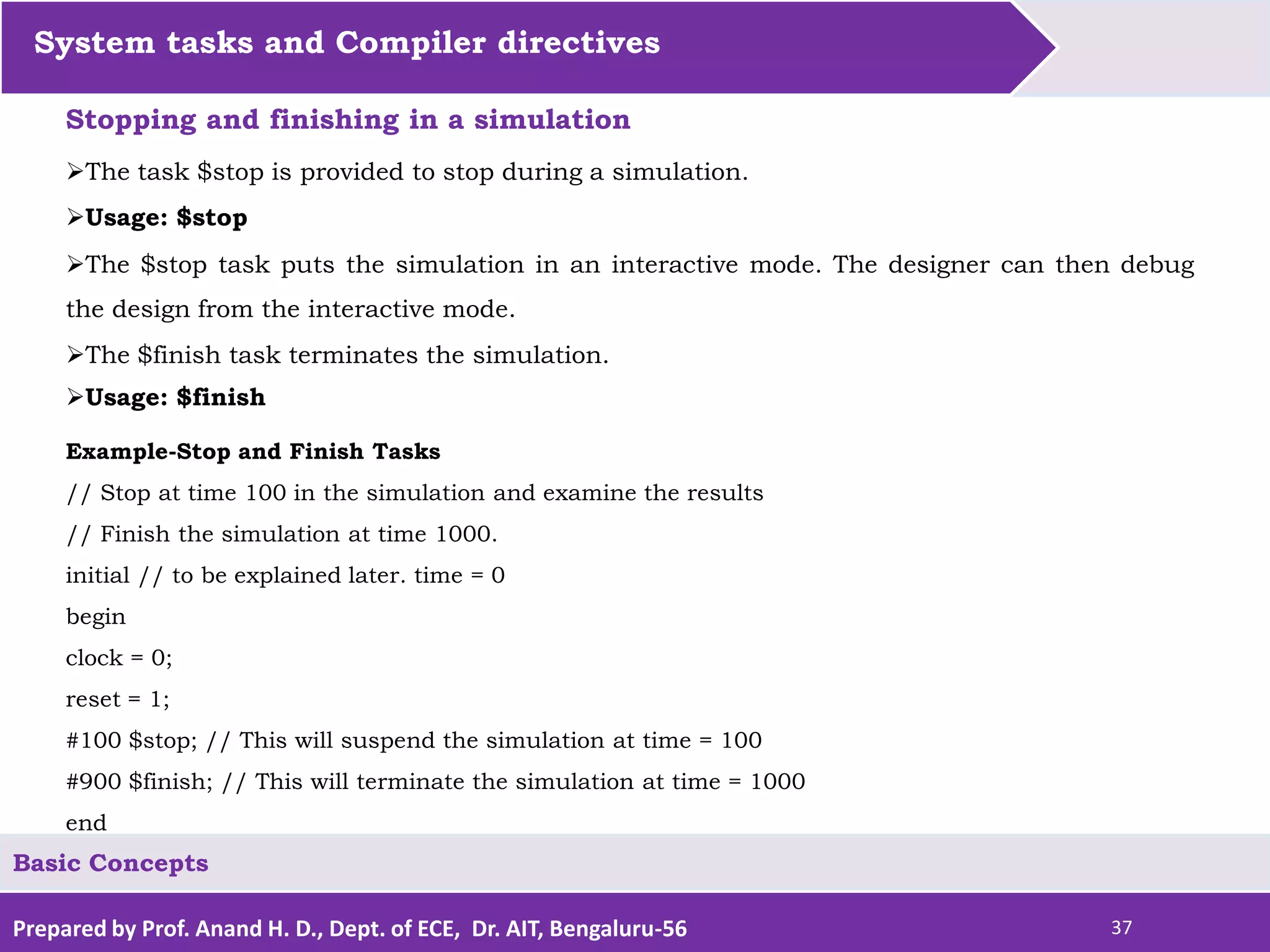 Basic concepts in Verilog HDL | PPT