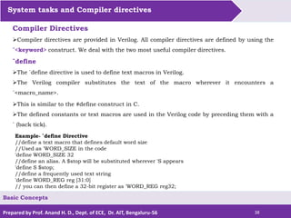 Basic concepts in Verilog HDL | PDF