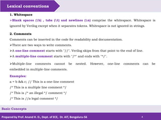 Basic concepts in Verilog HDL | PDF | Programming Languages | Computing