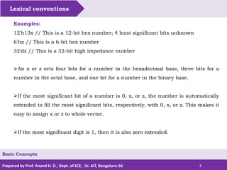 Basic concepts in Verilog HDL | PDF | Programming Languages | Computing