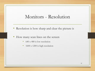 Resolutiondefinition Computer The Basic concepts of the computerIntroduction.ppt