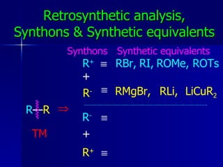 Basic Concepts Of Retrosynthesis (Part1) | PPT
