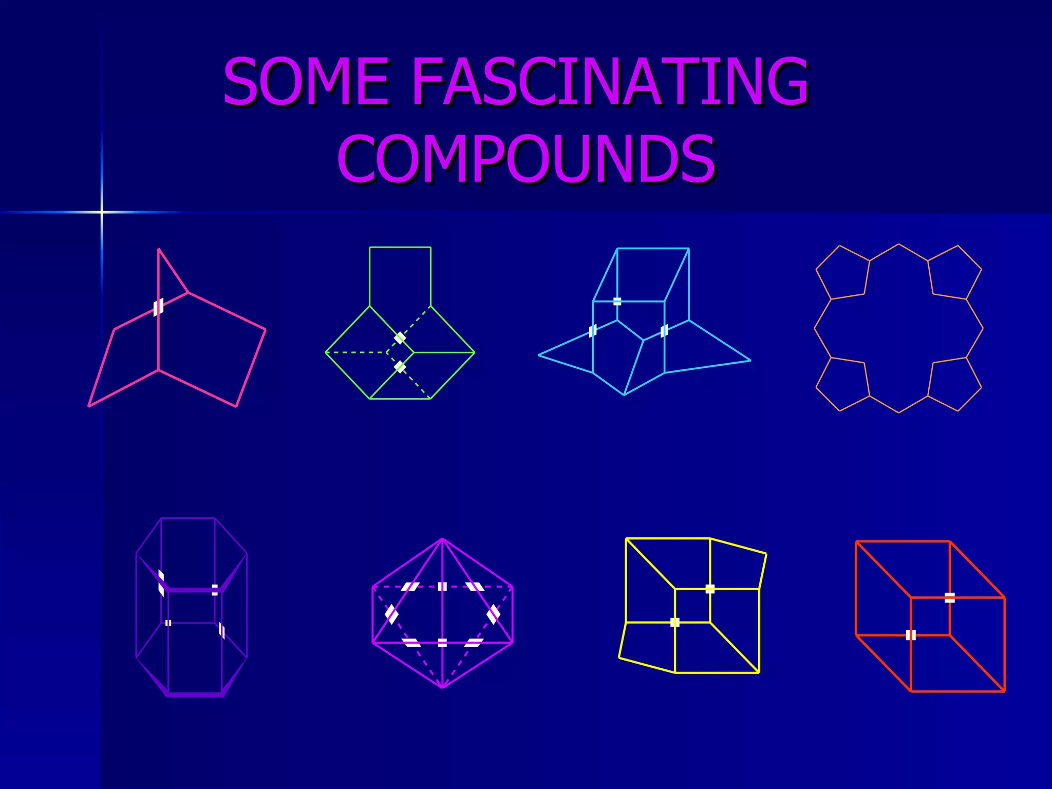 SOME FASCINATING  COMPOUNDS 