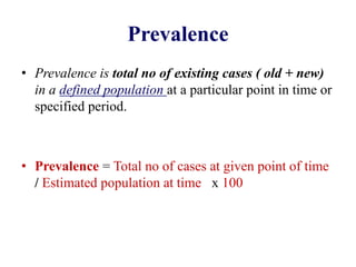 Basic concepts and principles of epidemiology | PPTX