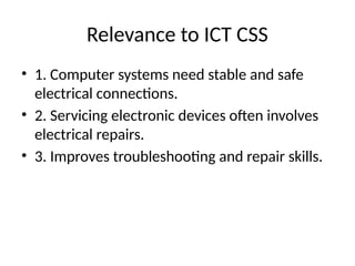 Css Electrical Installation Basic ConceptsEIMPresentation-electrical installation and maintenance ...
