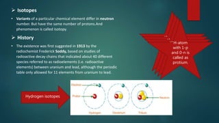 Isotopy Basic concepts in chemistry | PPTX
