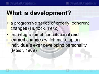 Basic concepts in child and adolescent development1 | PPTX