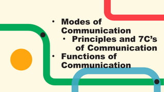 Presentation about the Basic Concepts in Communication | PPT