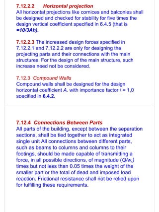 Basic concepts in indian standard eq design codes | PDF
