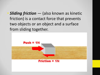 Friction Introduction Basic concepts in Physics (remedial Class): Forces and Motion | PDF