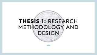 Comprehensive Guide to Research Methodology and Design in Science | PDF