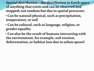 Spatial distribution | PPTX