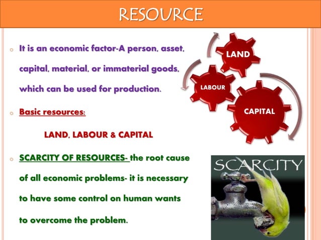 Basic concepts of Economics
