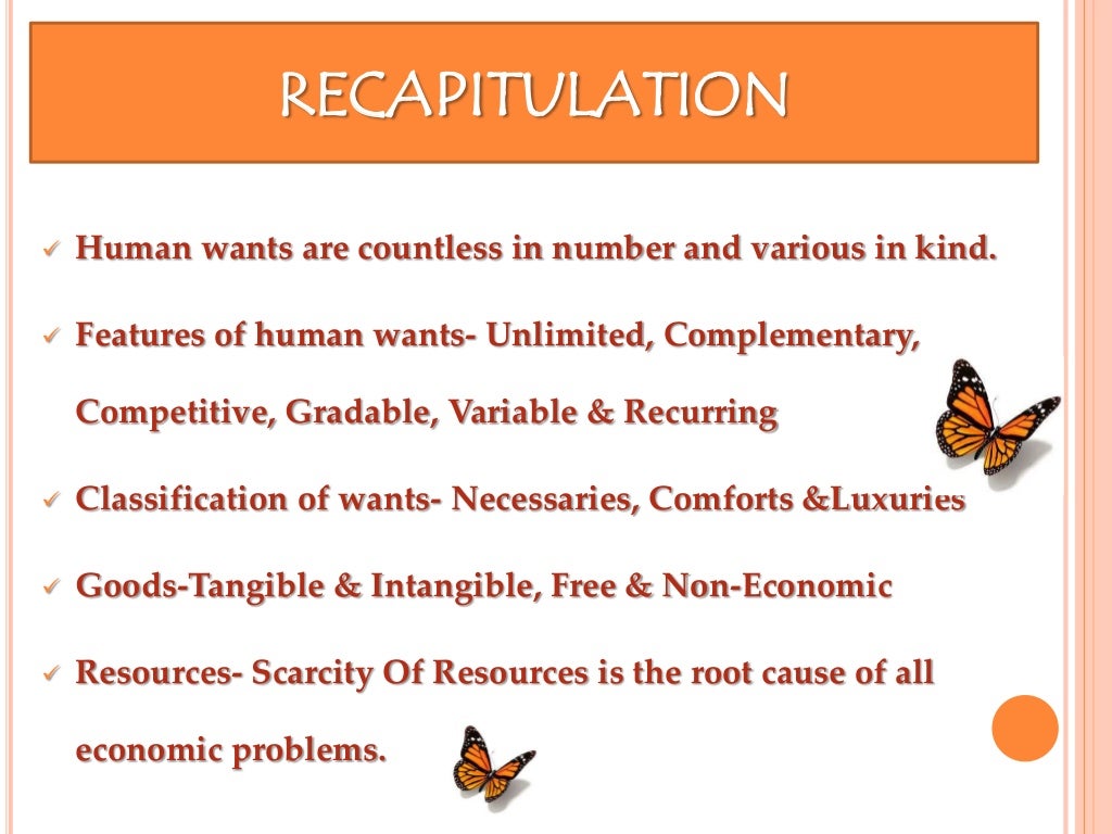 Basic concepts of economics