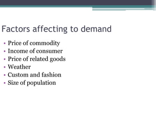 factors affecting demand - economics help Images High... Basic concepts of economics | PPTX
