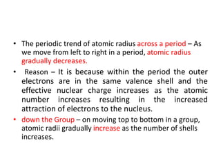 why does the atomic radius generally decrease across a... basic concepts of inorganic and analytical chemistry.pptx.pdf